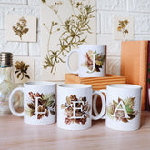 Botanical Monogram Mug
